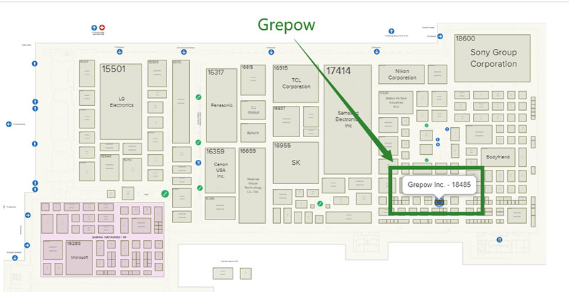 CES展位置分布 CES展位置分布